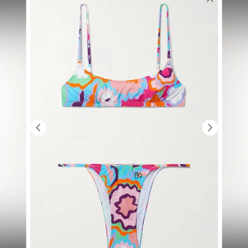 DOLCE&GABBANA Printed Bikini Set (2) - Picture 3 of 8